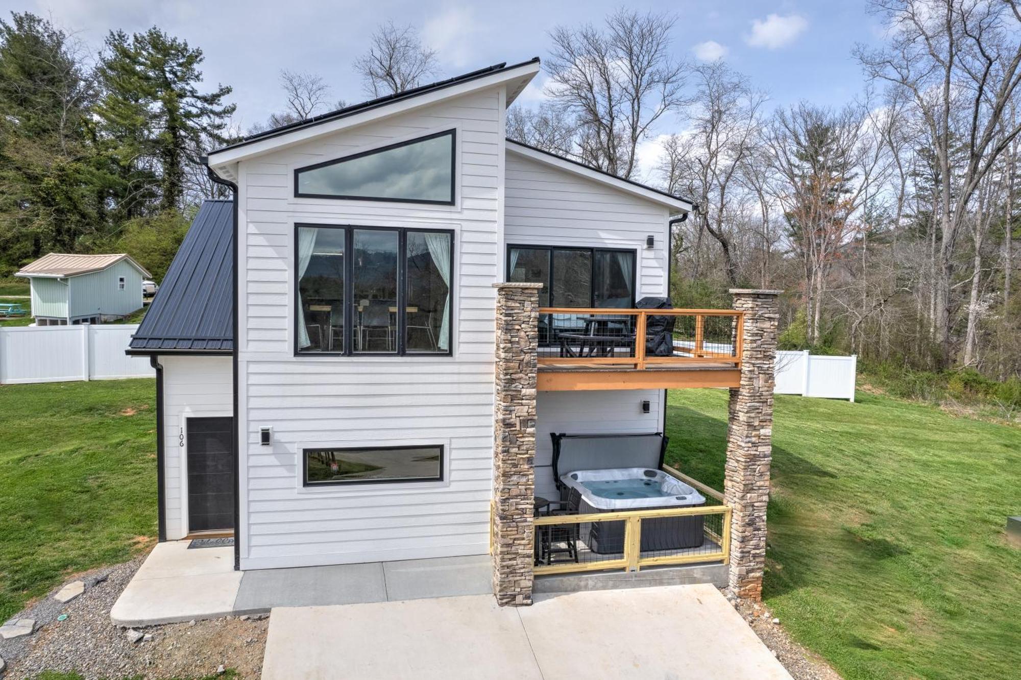 Willa Mon Tresor, Modern Mountain Views With Deck Weaverville Zewnętrze zdjęcie